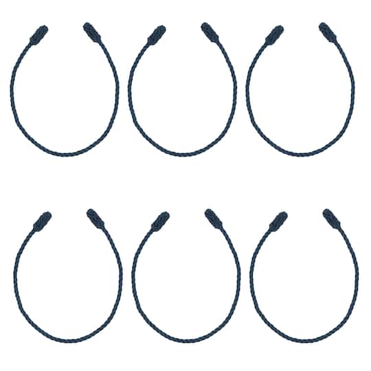 Haute Decor 20" Blue Decorative Christmas Twist Ties, 6ct.